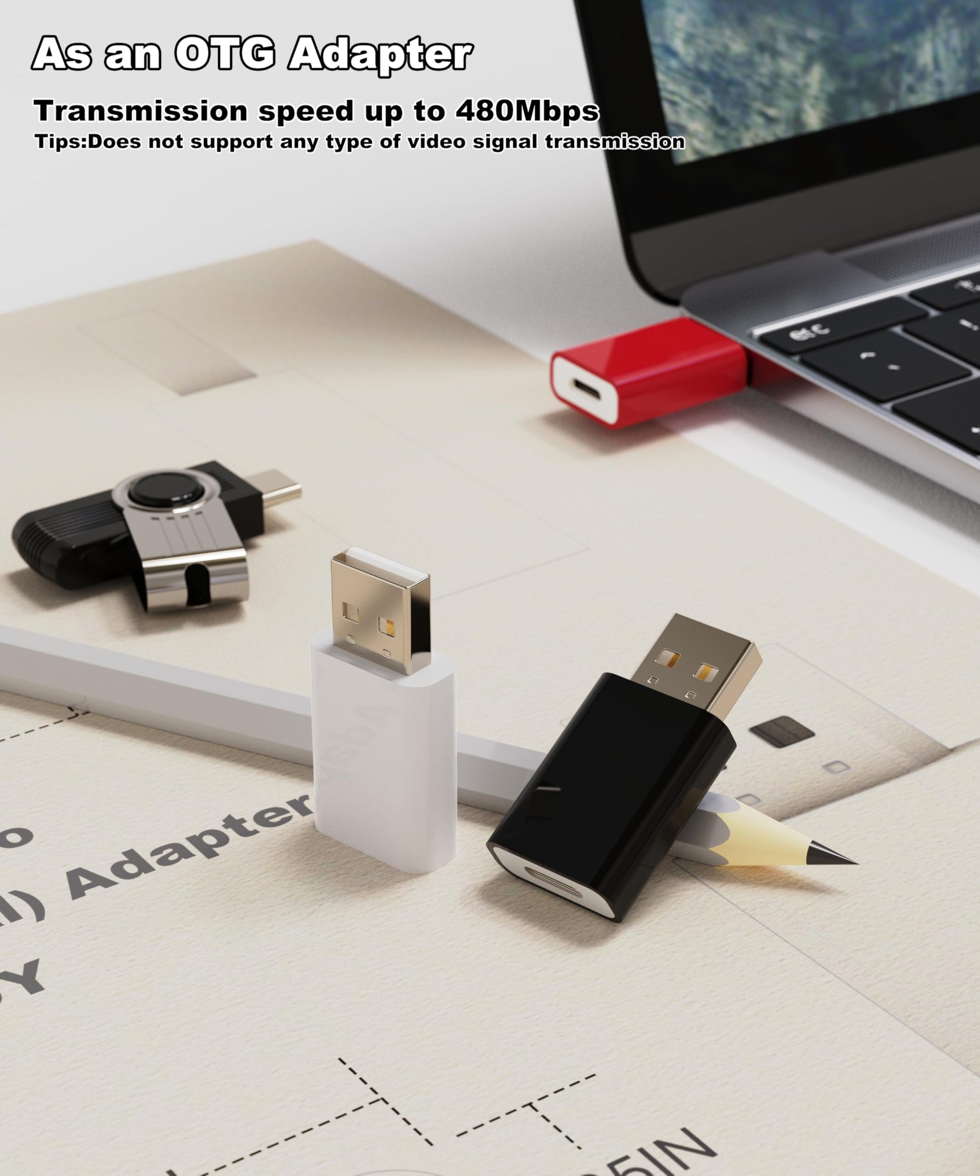 LMUBOY USB to USB C Adapter[Mfi Certified],USB-C Female to USB Male Charger Converter for Apple MagSafe Watch 10/9/8/7/SE/Ultra,Car,iPhone Air 17 16 15 14 13 Mini Pro Max,Samsung Galaxy,Pixel,CarPlay