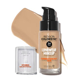 Revlon Liquid Foundation, ColorStay Face Makeup for Combination & Oily Skin, SPF 15, Longwear Medium-Full Coverage with Matte Finish, Buff (150), 1.0 Oz