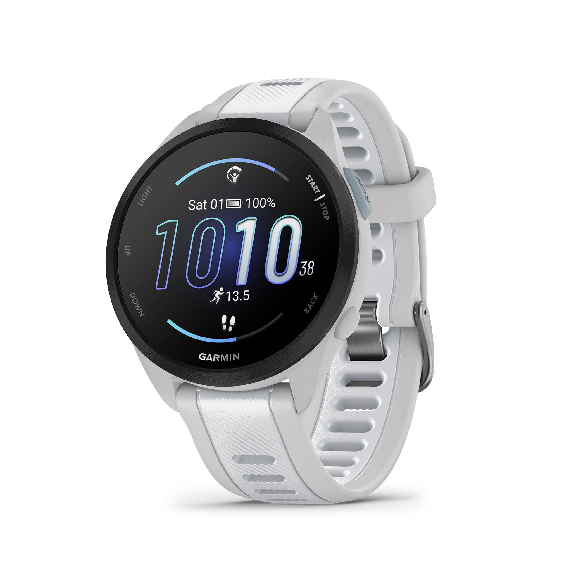 Garmin Forerunner 165, Running Smartwatch, Colorful AMOLED Display, Training Metrics and Recovery Insights, Black
