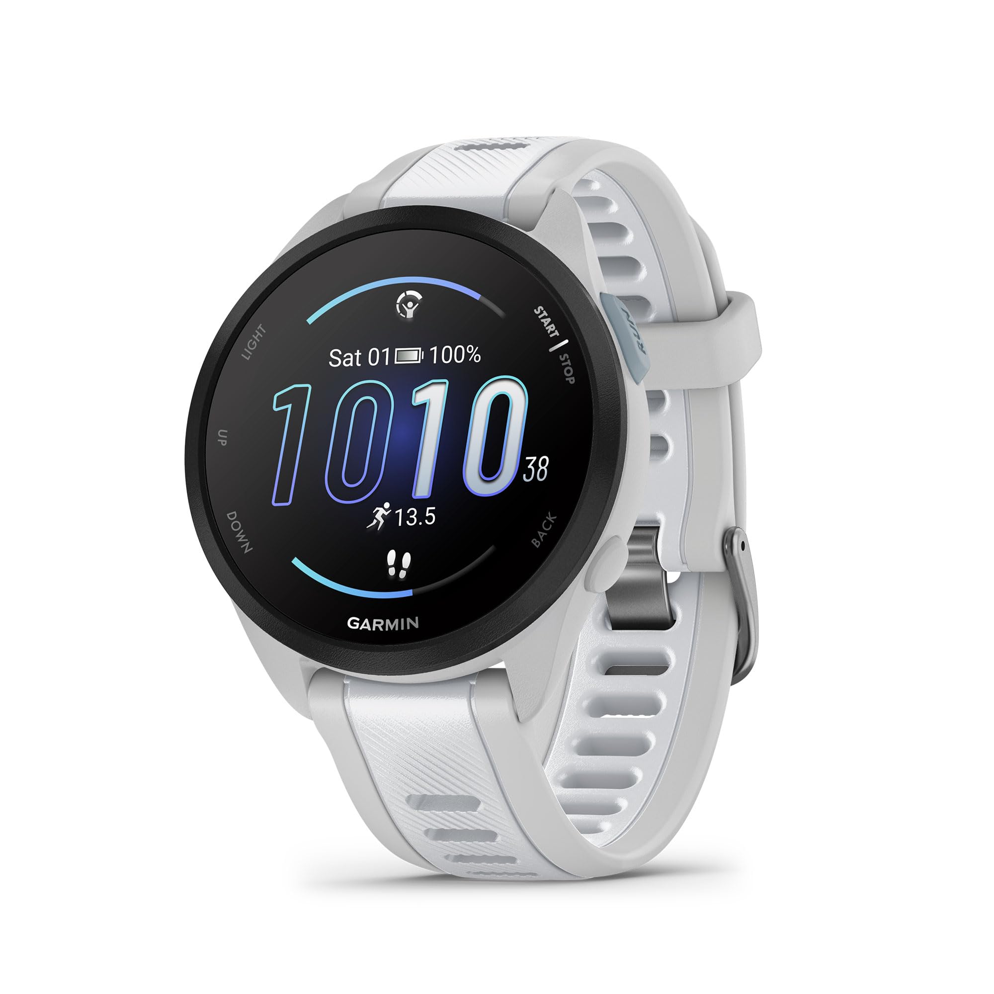 Garmin Forerunner 165, Running Smartwatch, Colorful AMOLED Display, Training Metrics and Recovery Insights, Black