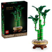 LEGO Botanicals Lucky Bamboo Building Set - Artificial Plant for Indoor Home Décor, Adults Ages 18+ - Fake Plant Decoration for Table, Desk, Office - Gift for Birthdays - 10344