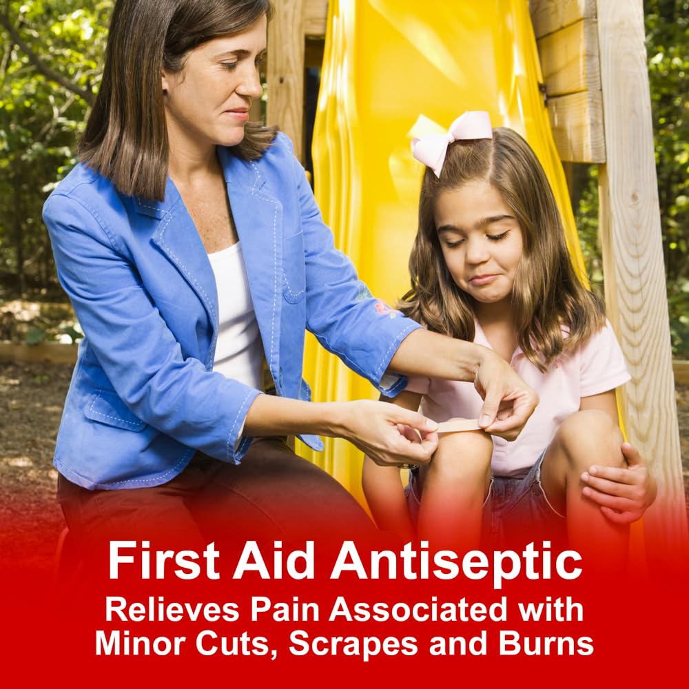 CareALL First Aid Burn Relief Cream 0.9g Packets (Pack of 25) Pain Relieving First Aid Cream for Temporary Relief of Pain from Minor Burns, Cuts, and Scrapes. Prevents Infection