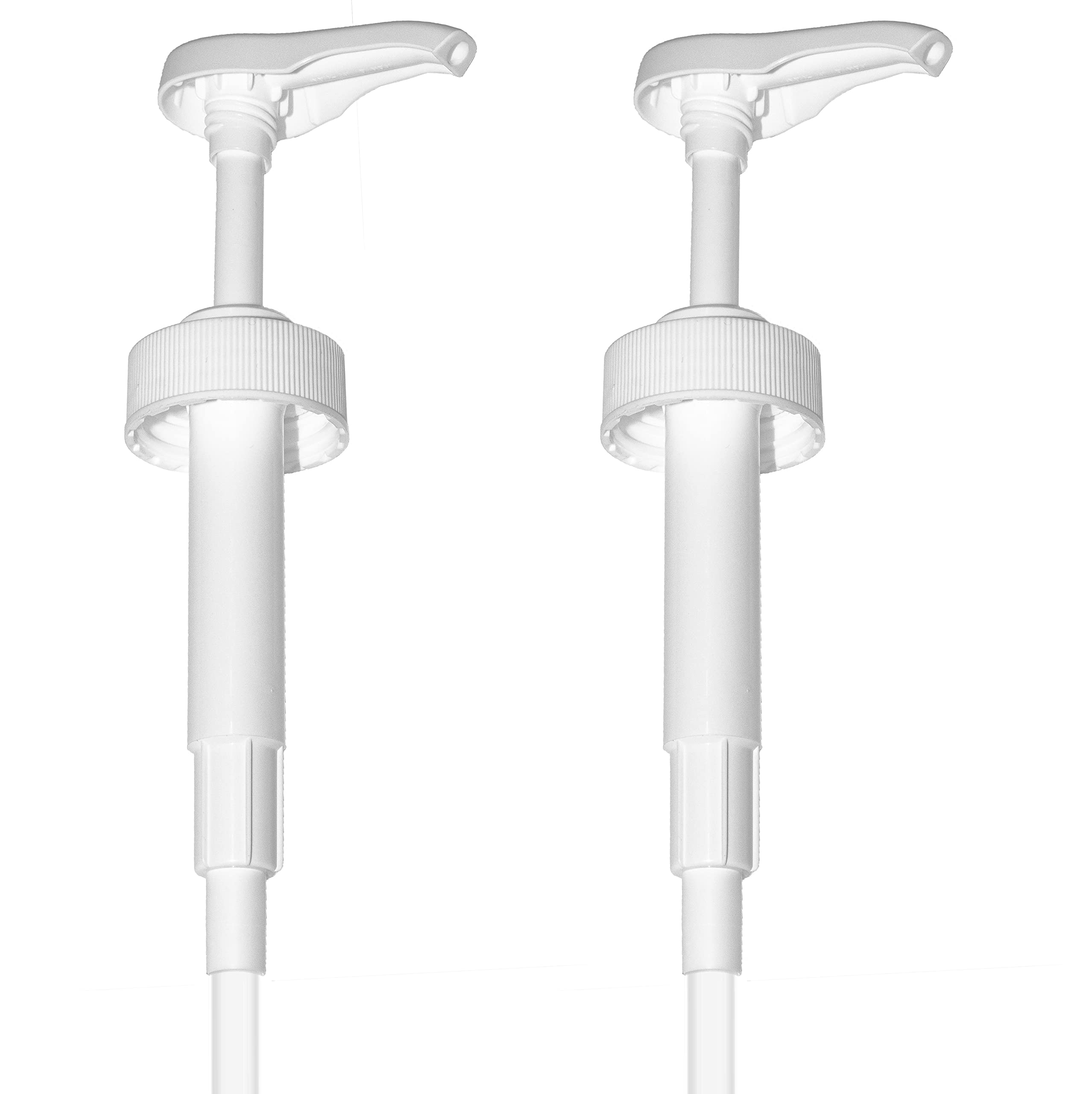 Gallon Pump Dispenser - for Plastic or Glass Bottles - Heavy-Duty Leak Proof for Commercial and Household Use - Plastic Pump for Gallon Jug - Non-BPA Plastic (Pack of 2)
