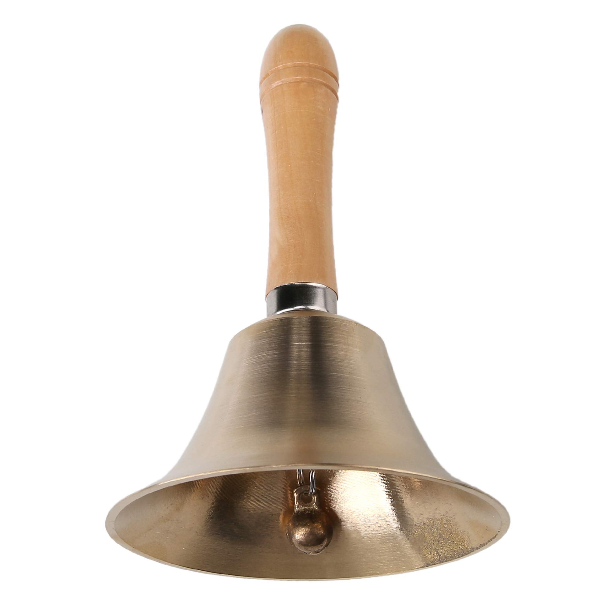 Superlaute massive Messing-Handglocke