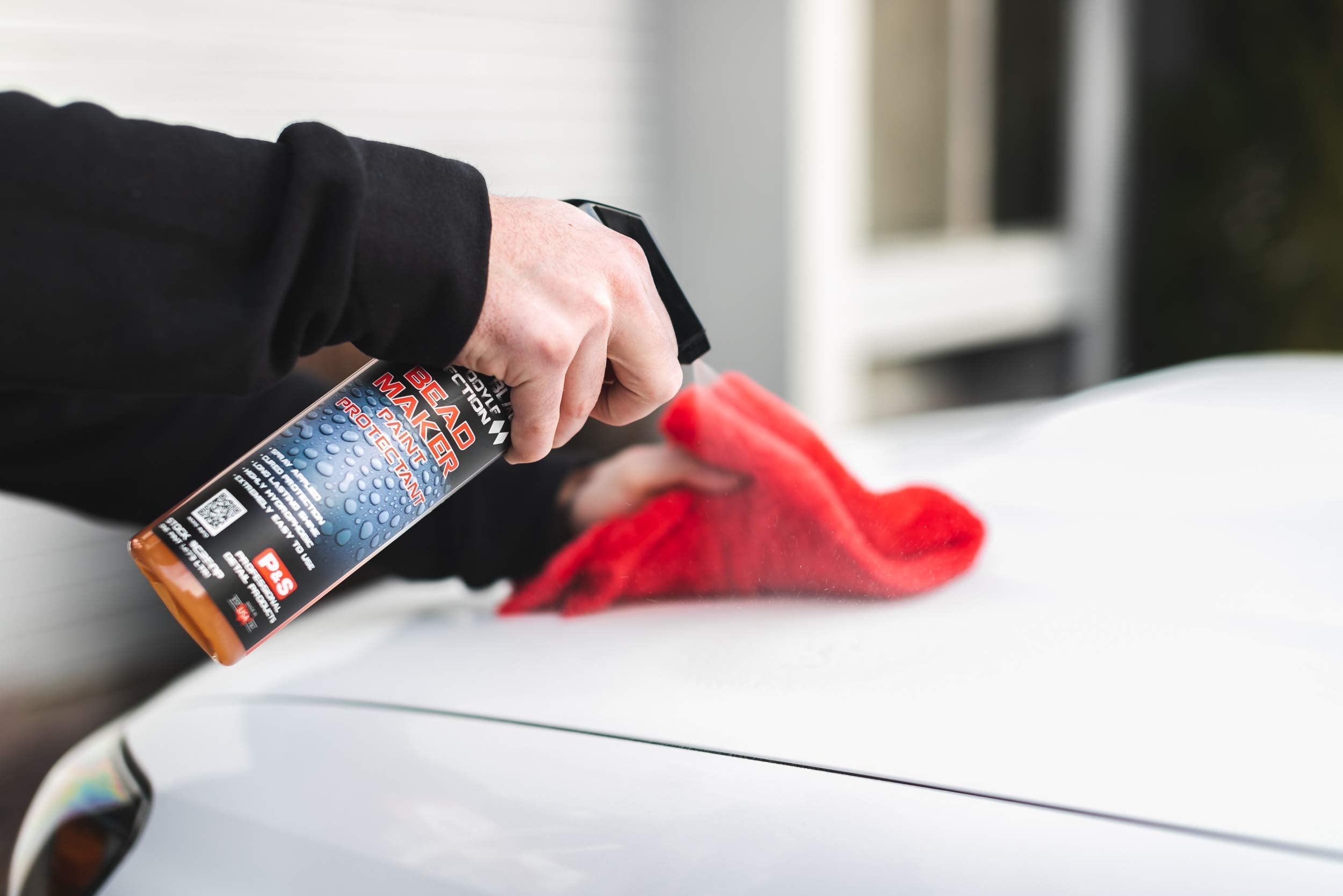 P & S PROFESSIONAL DETAIL PRODUCTS - Bead Maker - Paint Protectant & Sealant, Easy Spray & Wipe Application, Cured Protection, Long Lasting Gloss Enhancement, Hydrophobic Finish, Great Scent (1 Pint)