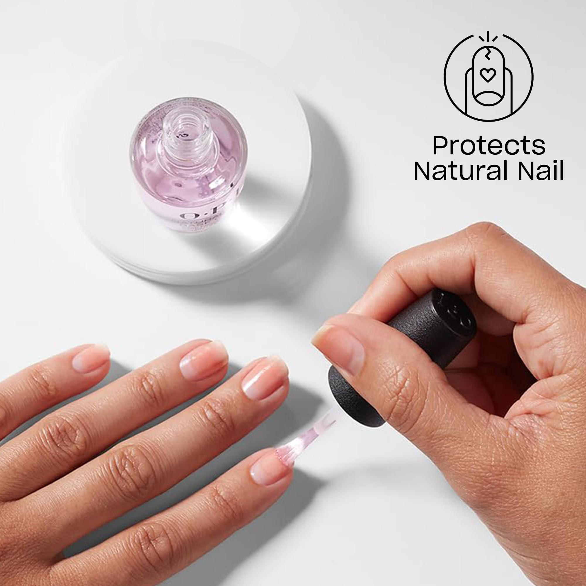 OPI Natural Nail Base Coat | Nail Polish Base Coat | Protects Nails & Prevents Discoloration