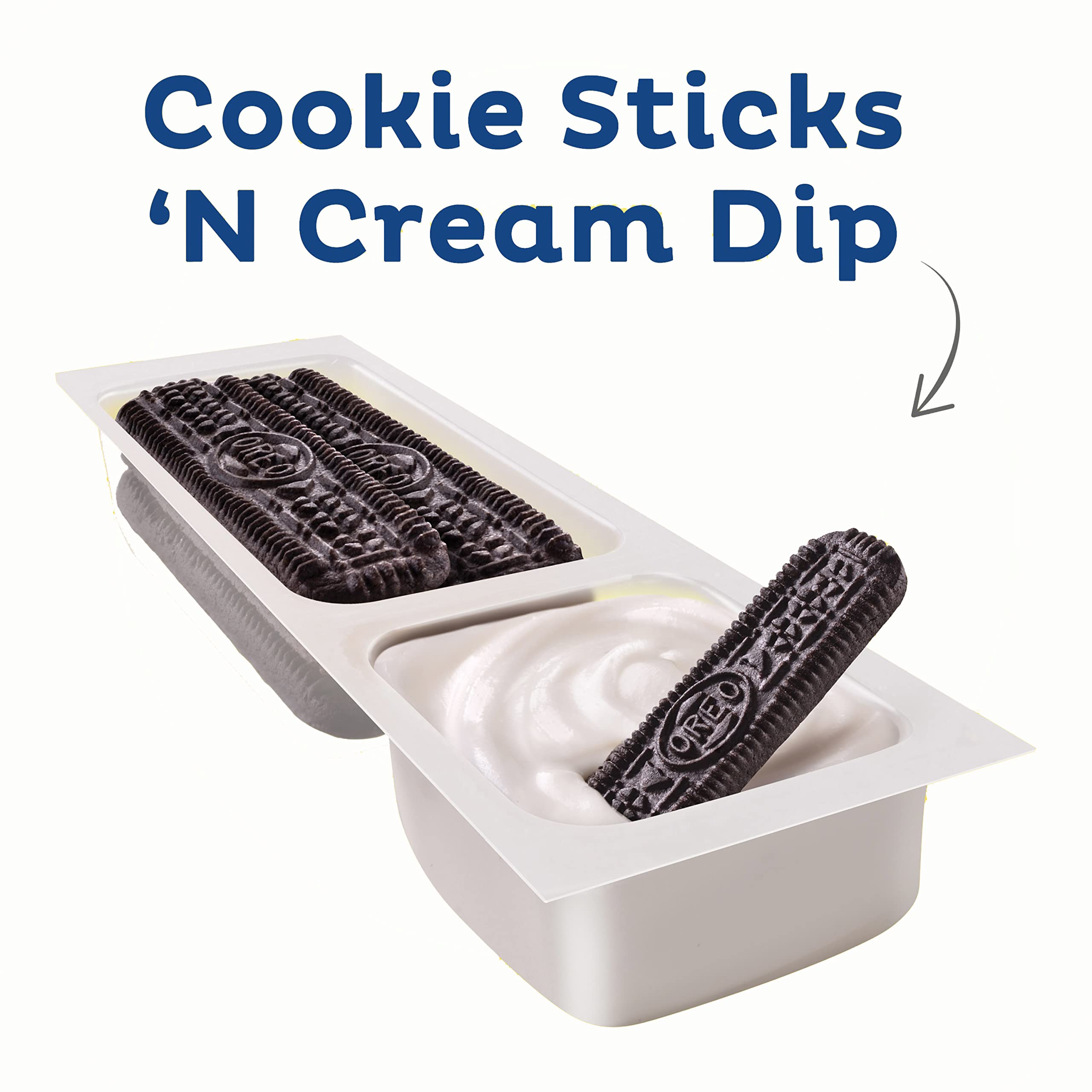 Handi-Snacks OREO Cookie Sticks 'N Creme Dip Snack Packs, 20 Snack Packs