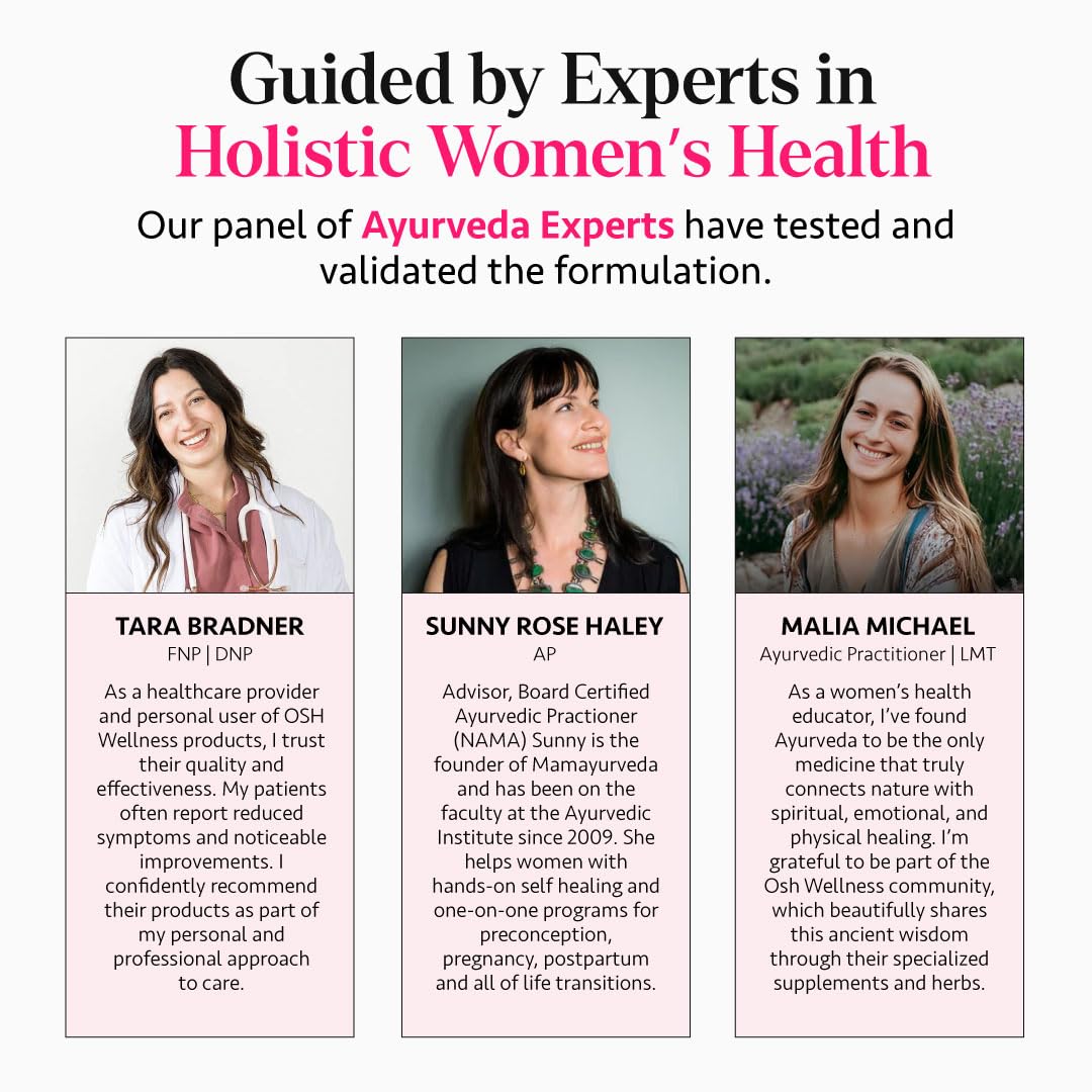 Ayurvedic Hormone Balance for Women | Cortisol Manager | Regulates Estrogen | Made in USA | Ashwagandha, Rhodiola, & Shatavari | Mood, Energy, & Sleep Support | Stress Relief | 60 Ct. - OSH Wellness