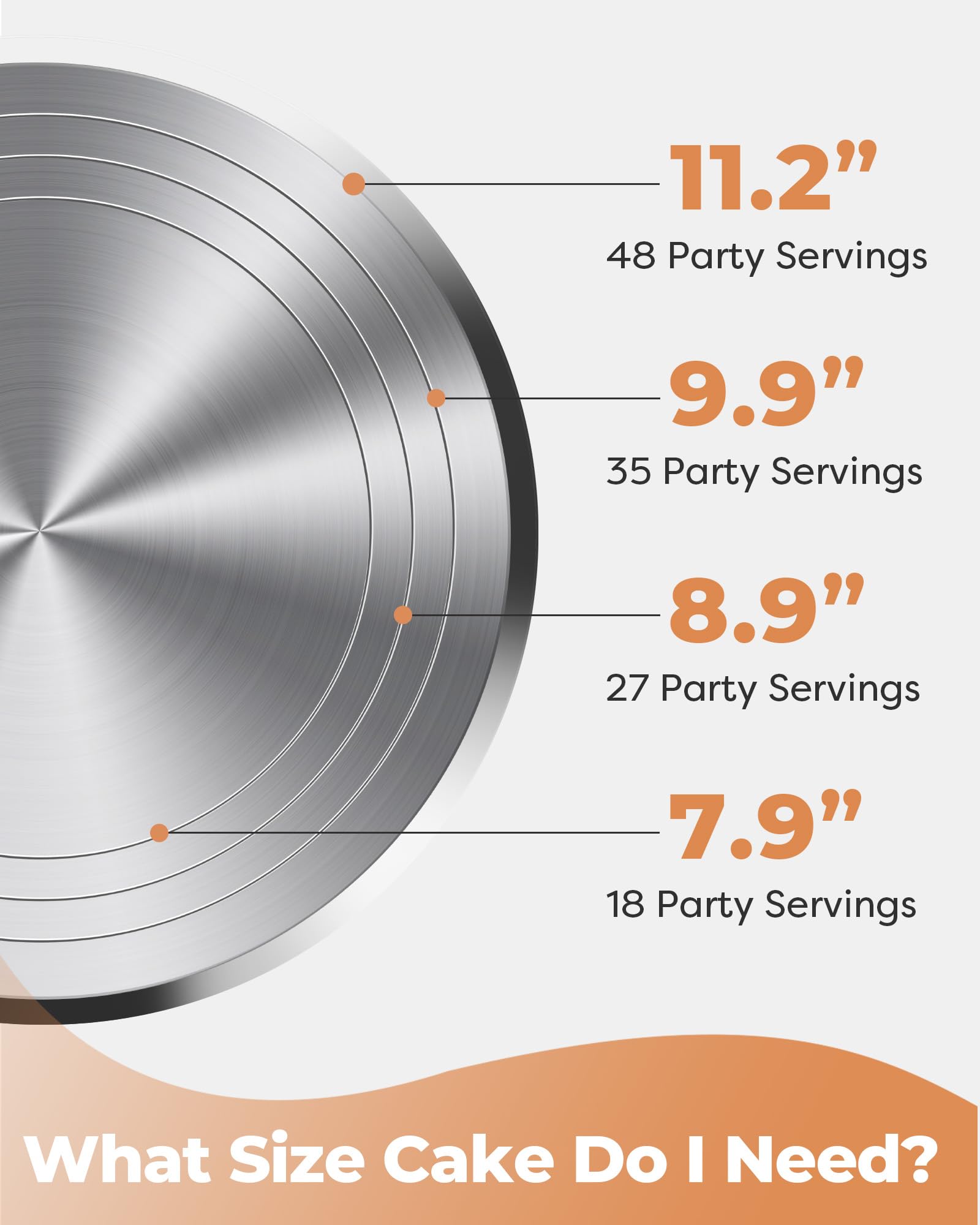 Kootek Aluminium Alloy Revolving Cake Stand 12 Inch Rotating Cake Turntable for Cake, Cupcake Decorating Supplies