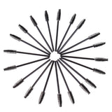 200 PCS Disposable Eyelash brush Mascara Wands Spoolies for Eye Lash Extension, Eyebrow and Makeup (Black&Rose red)