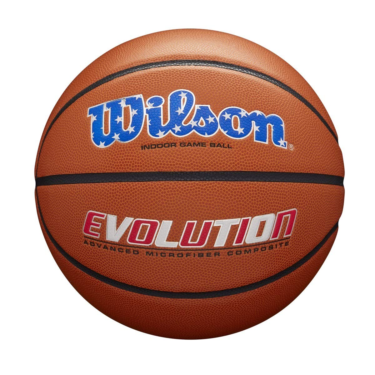 Wilson Evolution Indoor Game Basketball, Intermediate - Size 6