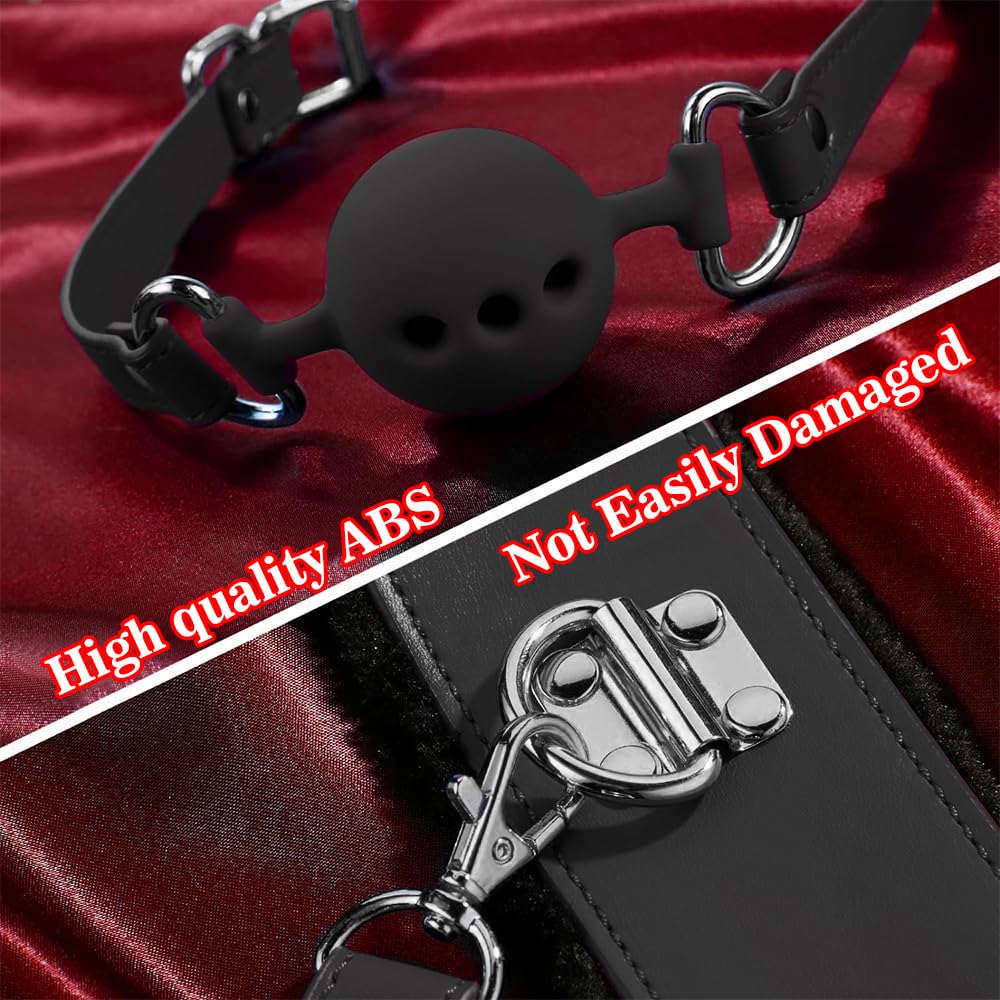 BDSM Bondage Restraints for Adult Toys, 12 Pcs Bondage Gear and Accessories Sex Toys for Women and Couples