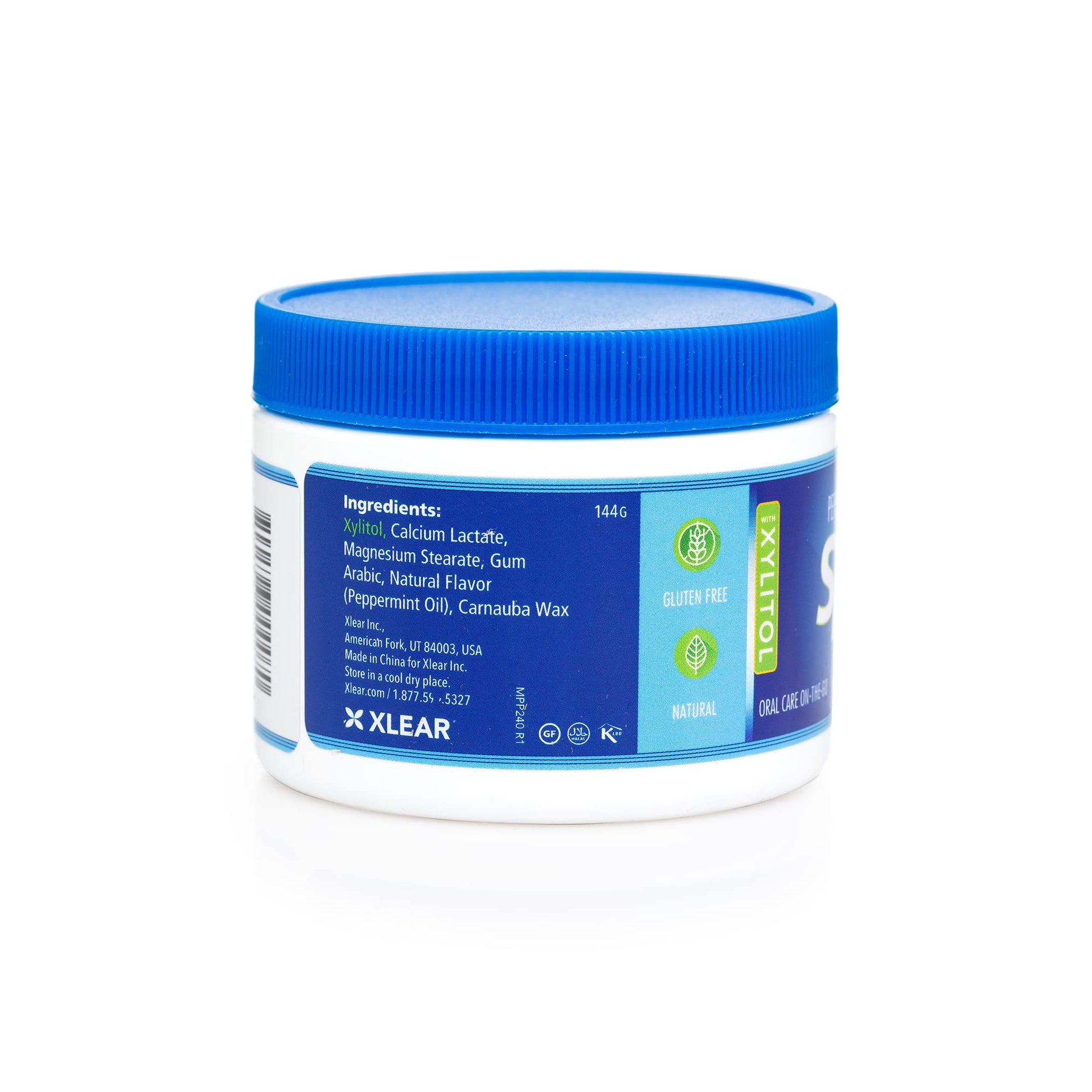 Spry Xylitol Peppermint Sugar Free Candy - Promote Oral Health, Increase Saliva Production, Stop Bad Breath, Non-GMO, Gluten-Free, 240 Count (Pack of 1)