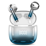 Wireless Earbuds, Bluetooth Headphones 48H Playtime Ear Buds with LED Power Display, IPX7 Waterproof Bluetooth 5.4 Earphones in-Ear Earbuds with 4 Mic for Android iOS Cell Phone Laptop, Light blue