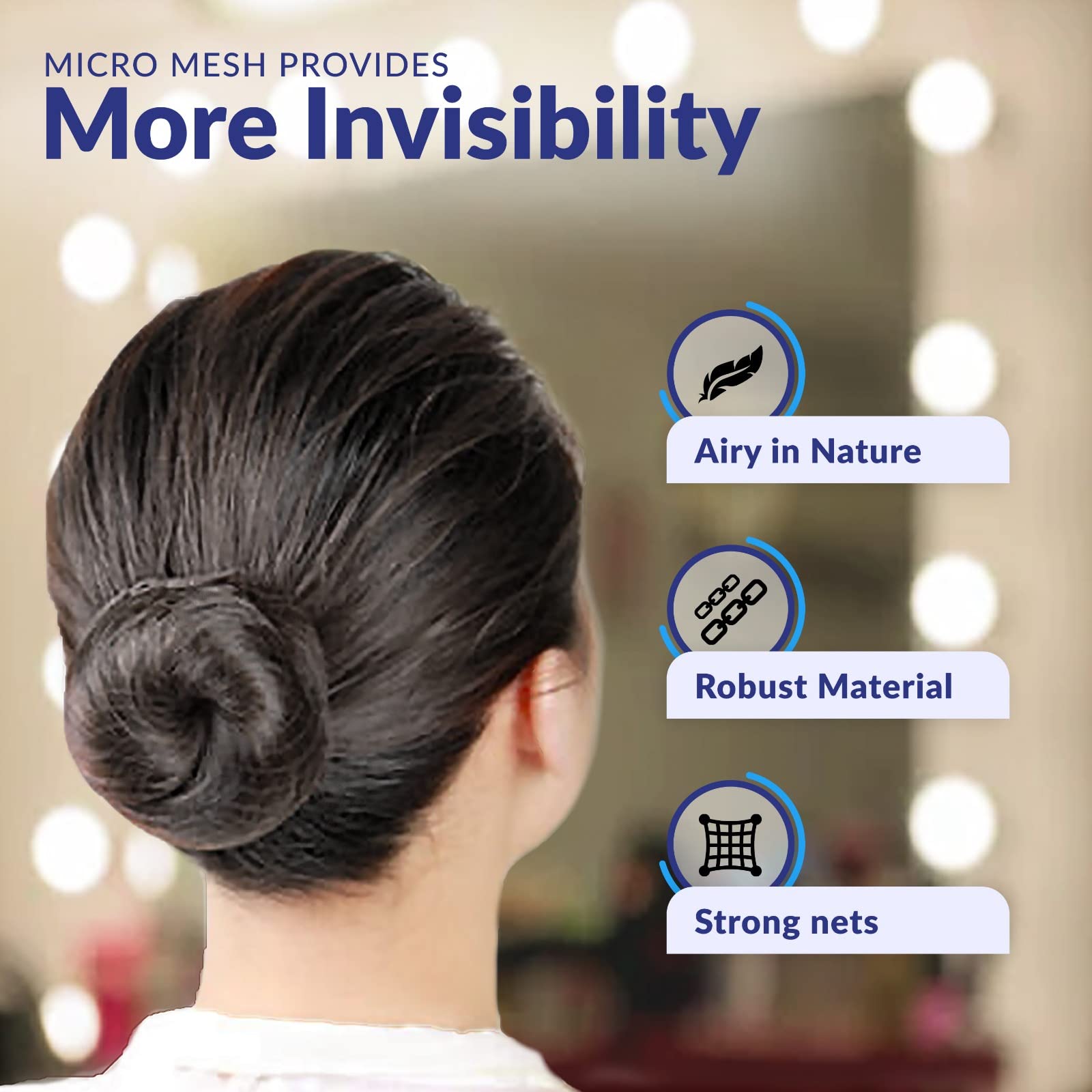 ZefeqCo 100Pcs Black Hair Net 24" Invisible Hair Nets for Women and Men - Perfect for Hair Bun, Sleeping, & Kitchen Food Service