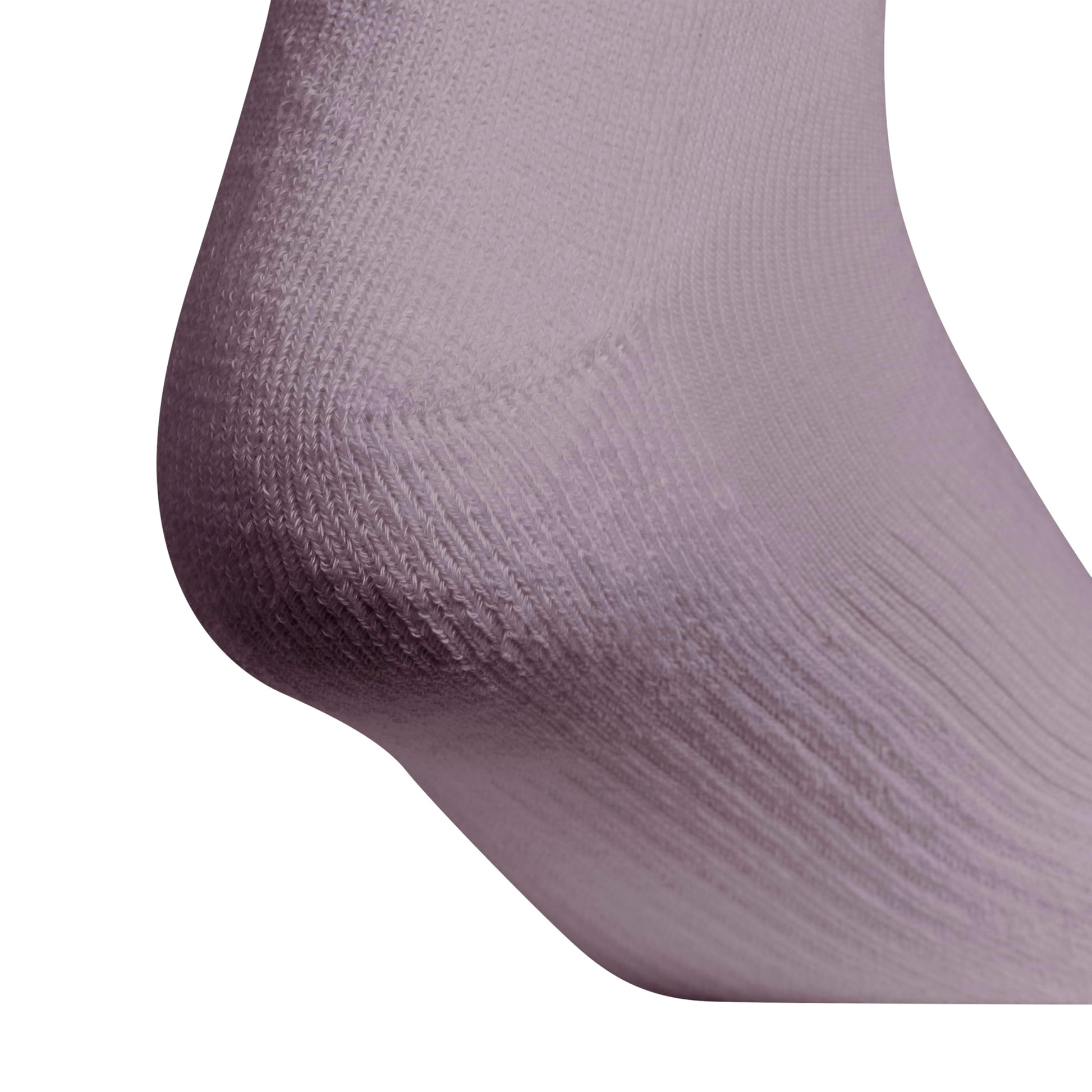 adidas Women's Ankle Socks, Athletic Cushioned Quarter Fit, 6-Pack, Durable, Comfortable, Cooling, with Compression, Preloved Fig Purple/Clear Onix Grey/White, M