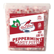 Red Bird Soft Peppermint Candy, Individually Wrapped, Gluten Free Breath Mints, 52 oz Tub