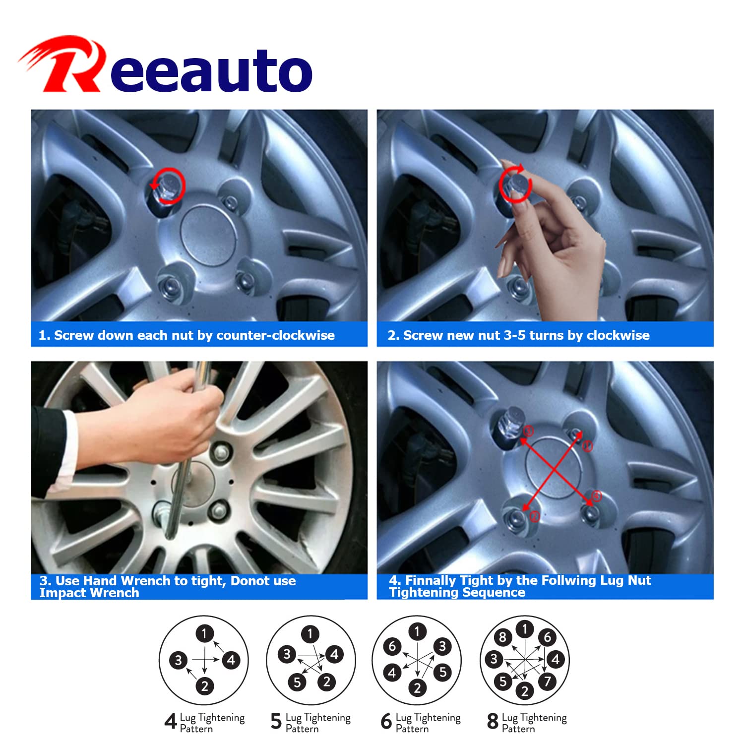 12x1.5 Lug Nuts 20 Pcs Chrome Closed End Mag Style Lug Nuts with Washer 13/16" (21mm) Hex Compatible with Toyota Camry/Corolla/Tacoma Lexus