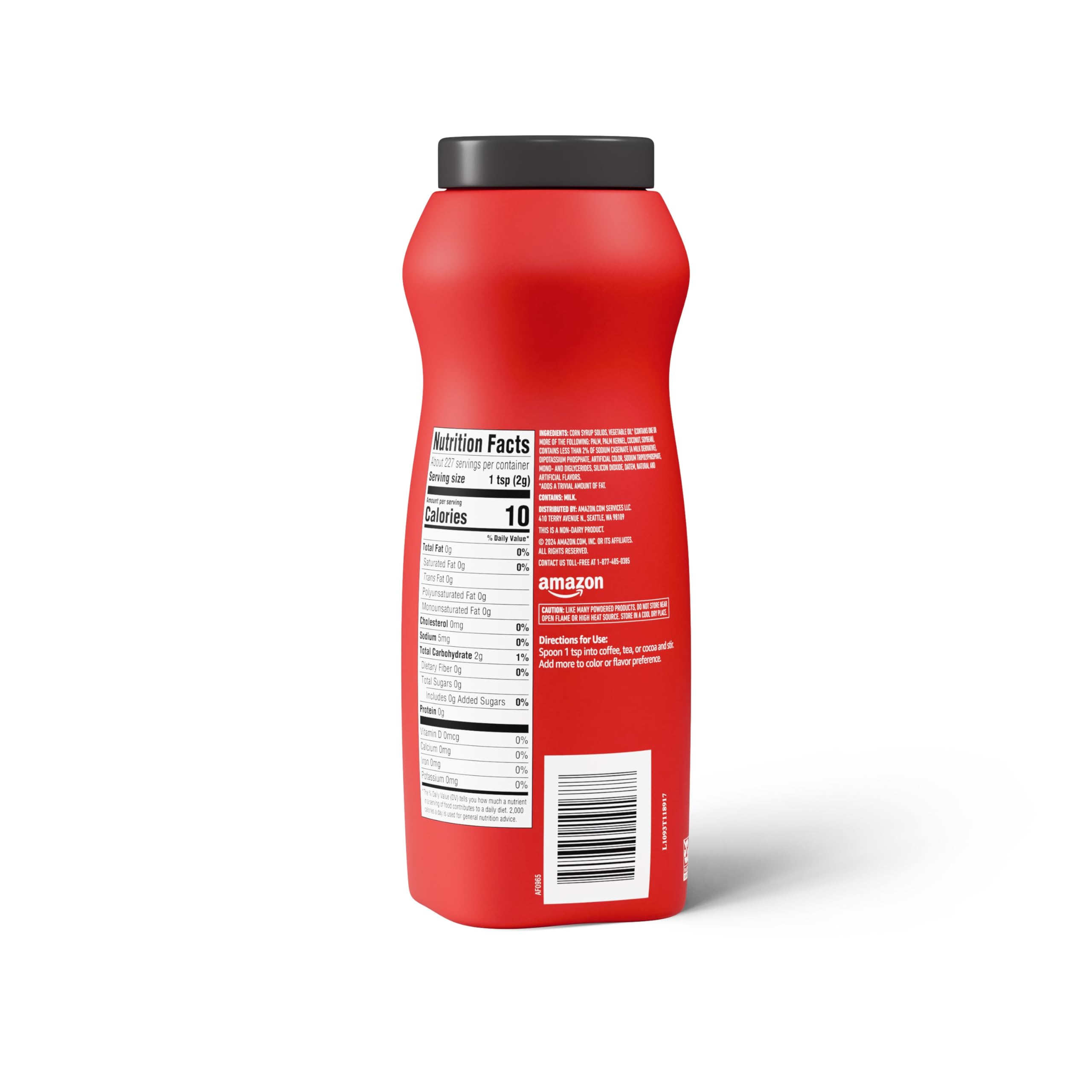 Amazon Saver, Powdered Non-Dairy Original Coffee Creamer, 16 Oz (Previously Happy Belly, Packaging May Vary)