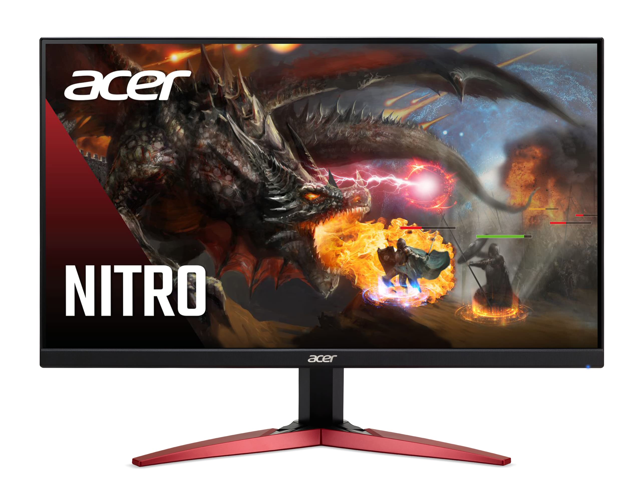 Acer Nitro KG241Y Sbiip 23.8Ã¢ÂÂ Full HD (1920 x 1080) VA Gaming Monitor | AMD FreeSync Premium Technology | 165Hz Refresh Rate | 1ms (VRB) | ZeroFrame Design | 1 x Display Port 1.2 & 2 x HDMI 2.0,Black
