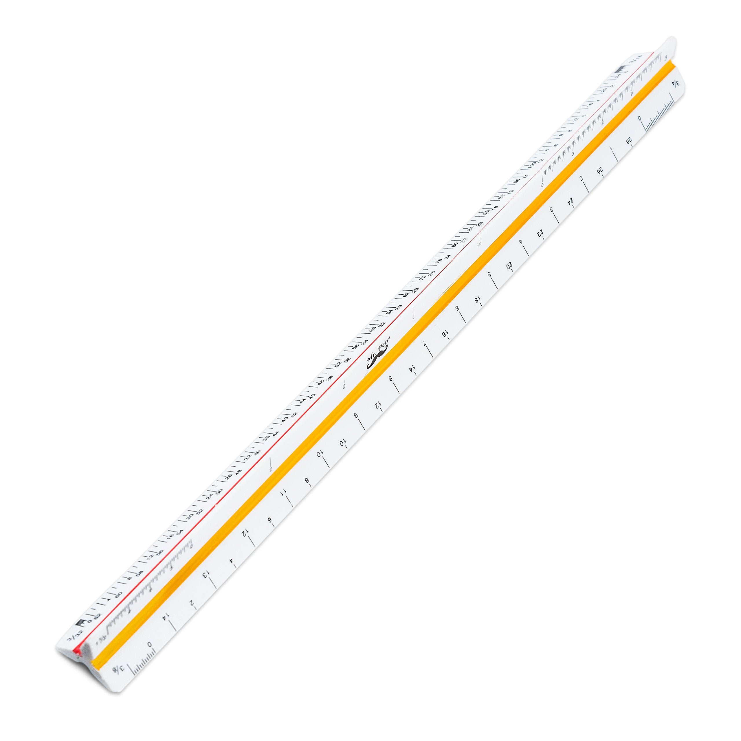 Mr. Pen Architectural Triangular Ruler Set with 12 Inch Triangular Scale, 11 Inch 30/60 and 8 Inch 45/90 Triangles, Back to School Supplies