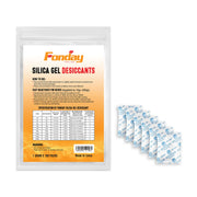 1 Gram [100 Packets] Fonday Food Grade Silica Gel Packs Desiccants - Moisture Absorbers, Desiccants Packets Dehumidifier Packs