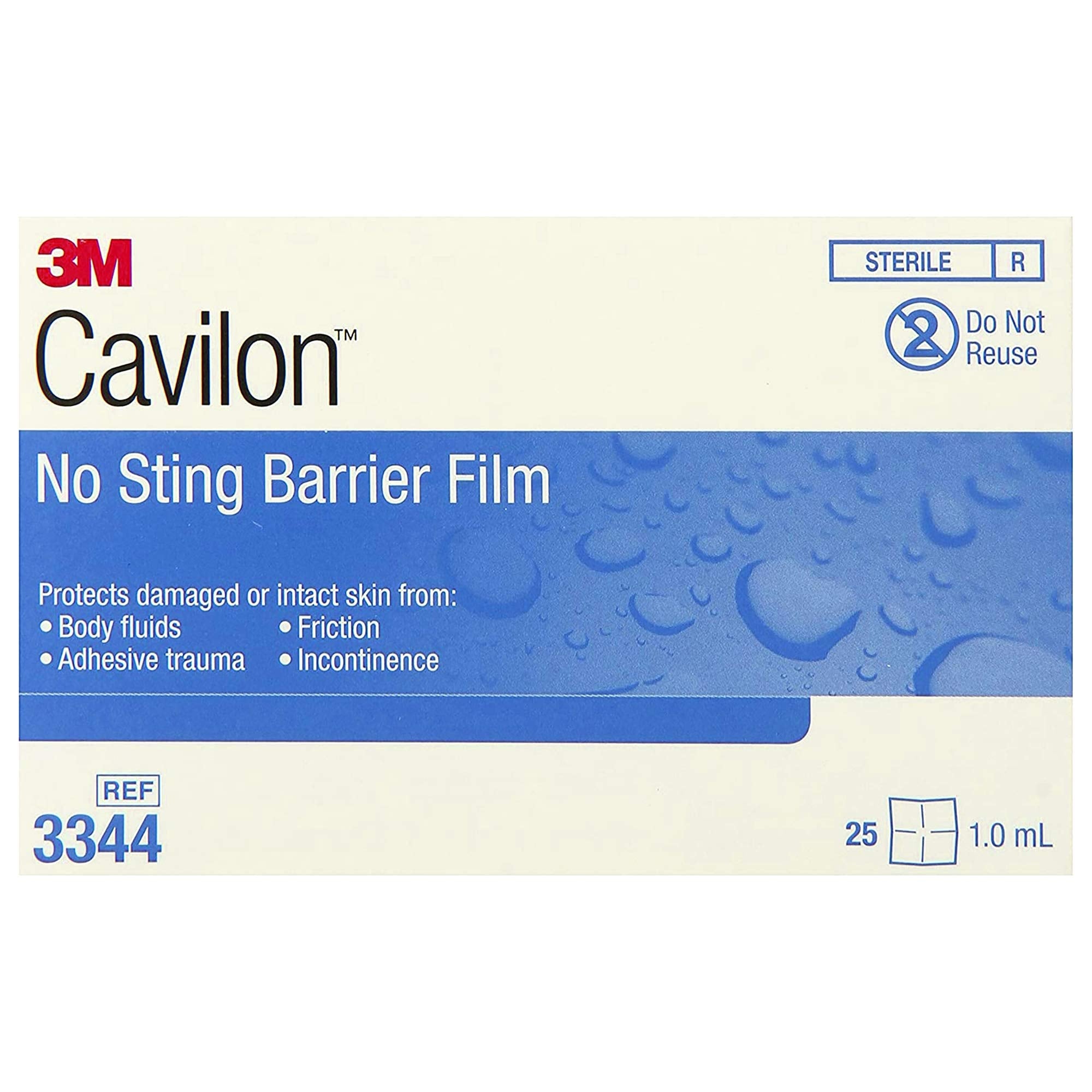 3M MCK33442100 - Barrier Film Cavilon 1.0 Ml Wipe, Sterile, Alcohol Free, No Sting