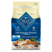 Blue Buffalo Life Protection Formula Natural Senior Dry Dog Food, Chicken and Brown Rice 5-lb Trial Size Bag