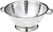 EXCELSTEEL Heavy Duty Stainless Steel Colander 5 Qt | Easy Grip Handles | Self-Draining Base | Mirror Polished | Dishwasher Safe | Pack of 1