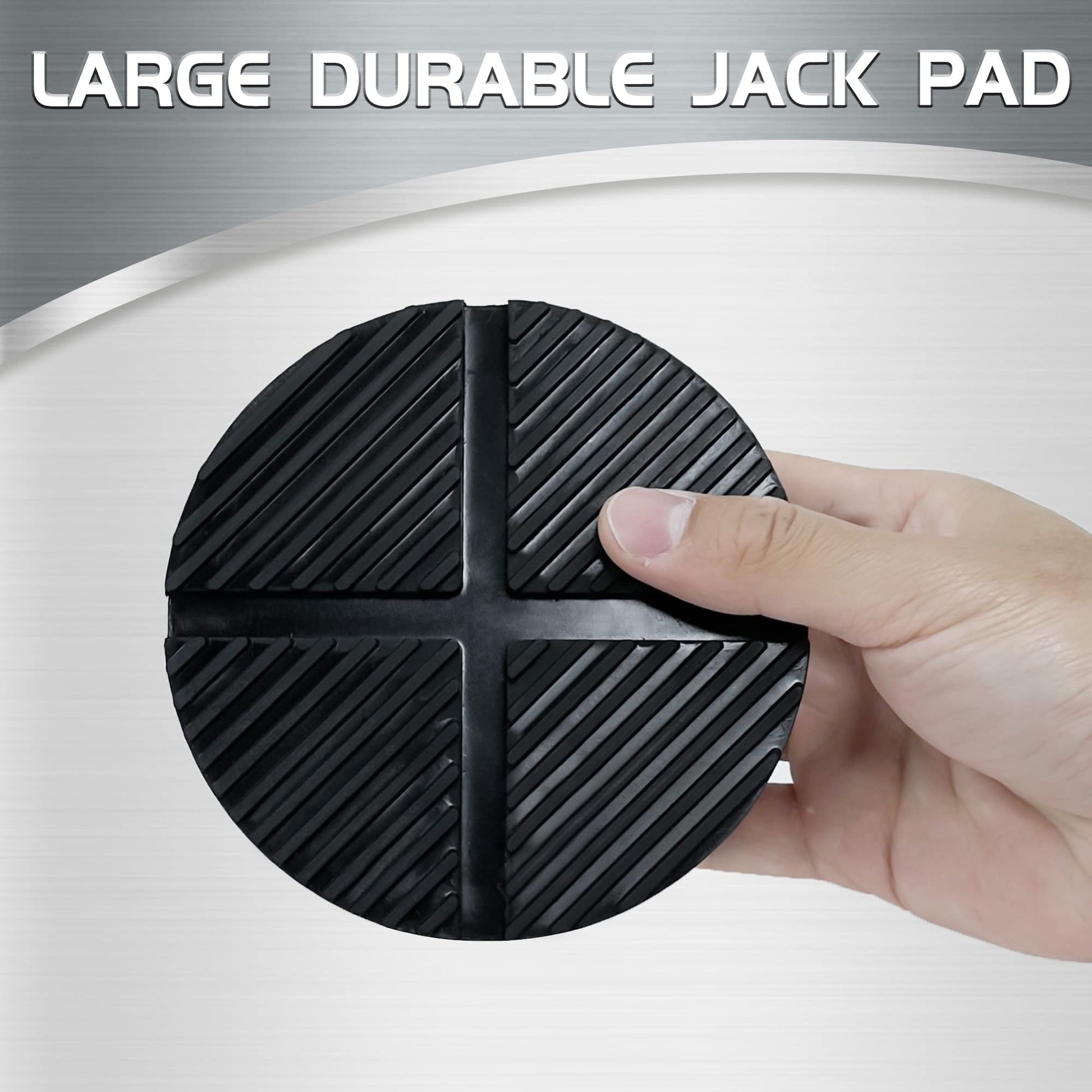TONDA Floor Jack Rubber Pad, Universal Jack Pad Adapter, Pinch Weld Side Frame Rail Protector, 1 Pack
