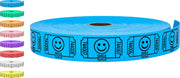 Tacticai 2000 Raffle Tickets, Smile, Blue (8 Color Selection), Single Roll, Ticket for Events, Entry, Class Reward, Fundraiser & Prizes