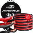 TOPDC 6 Gauge 16 Feet Jumper Cables for Car, SUV and Trucks Battery, Heavy Duty Automotive Booster Cables for Jump Starting Dead or Weak Batteries with Carry Bag(TD-P0616)