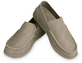 Crocs Men's Santa Cruz Loafers, Comfortable Men's Loafers, Slip On Shoes, Khaki/Khaki, 12 Men