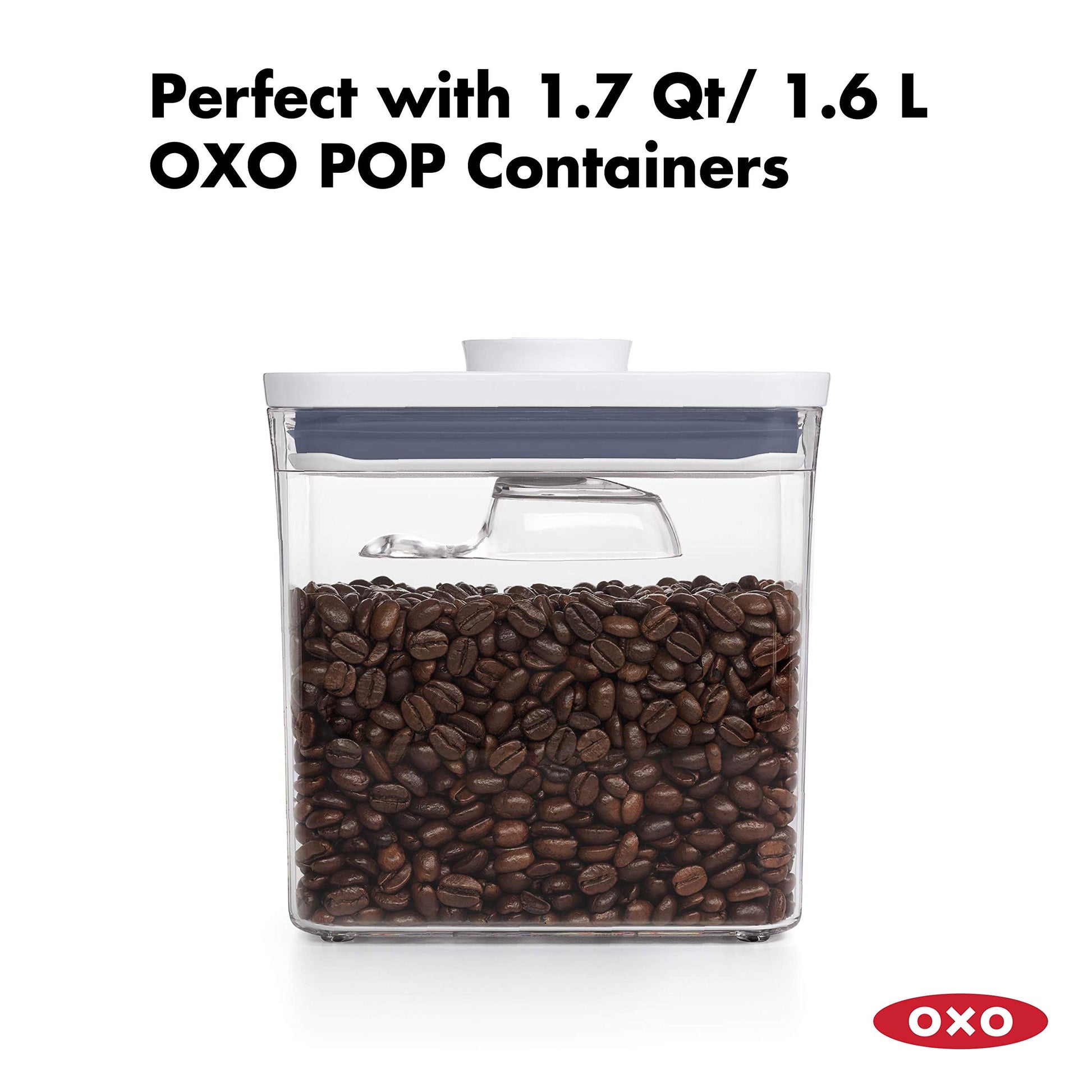 OXO Good Grips POP Container Coffee Scoop, Clear