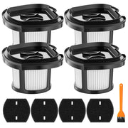 4 Pack 2284w Vacuum Replacement Filter for Bissell Pet Hair Eraser Filter Hand Vacuum 2284W 2390 2389 2390A, Compare to Parts # 1614212 1614203 1614204, 4 Mesh Filters and 4 Foam Filters