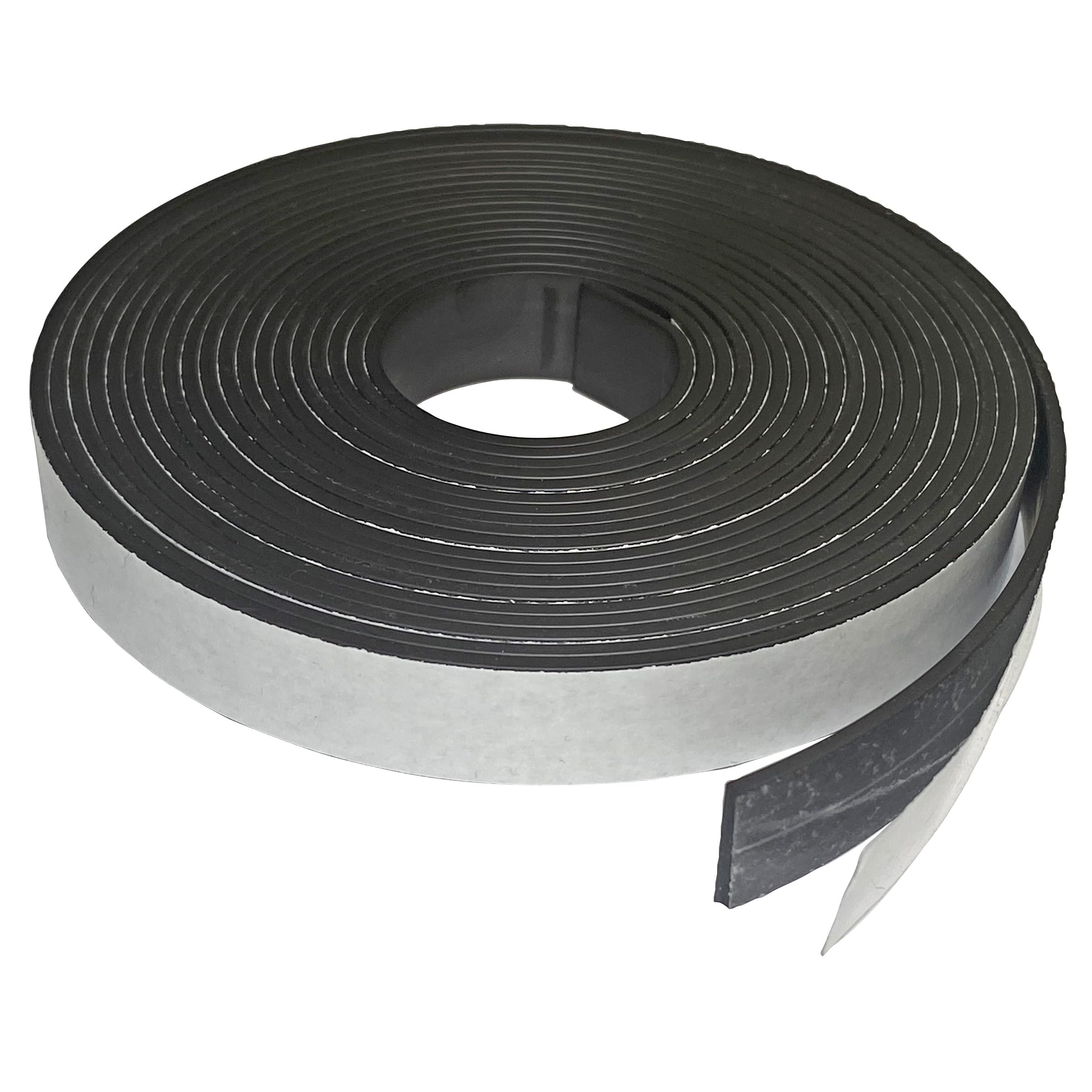 Master Magnetics Roll-N-Cut Flexible Magnetic Tape Refill - 1/16" Thick x 1/2" Wide x 15 Feet, 1 Roll, 07518