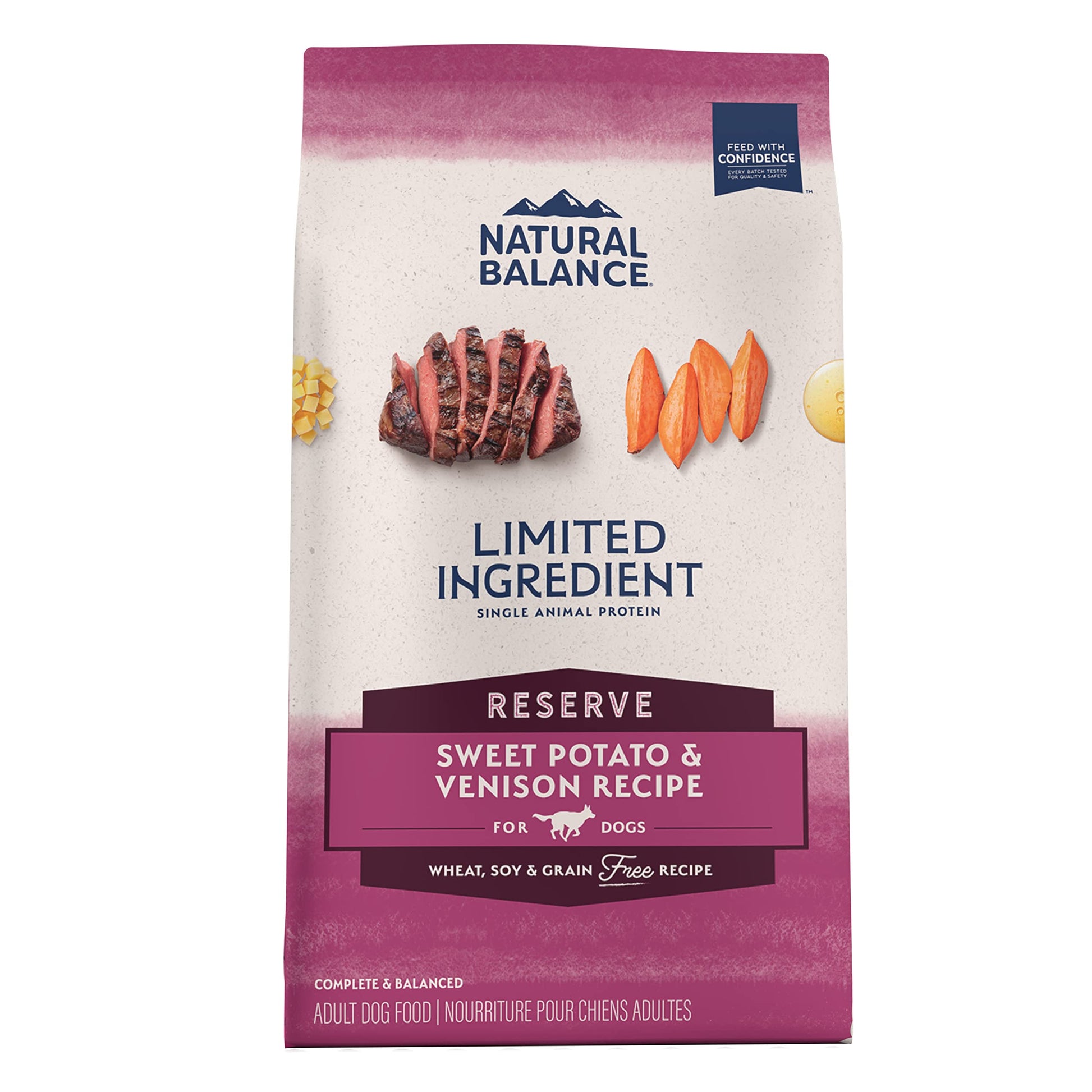 Natural Balance Limited Ingredient Adult Grain-Free Dry Dog Food, Chicken & Sweet Potato Recipe, 24 Pound (Pack of 1)