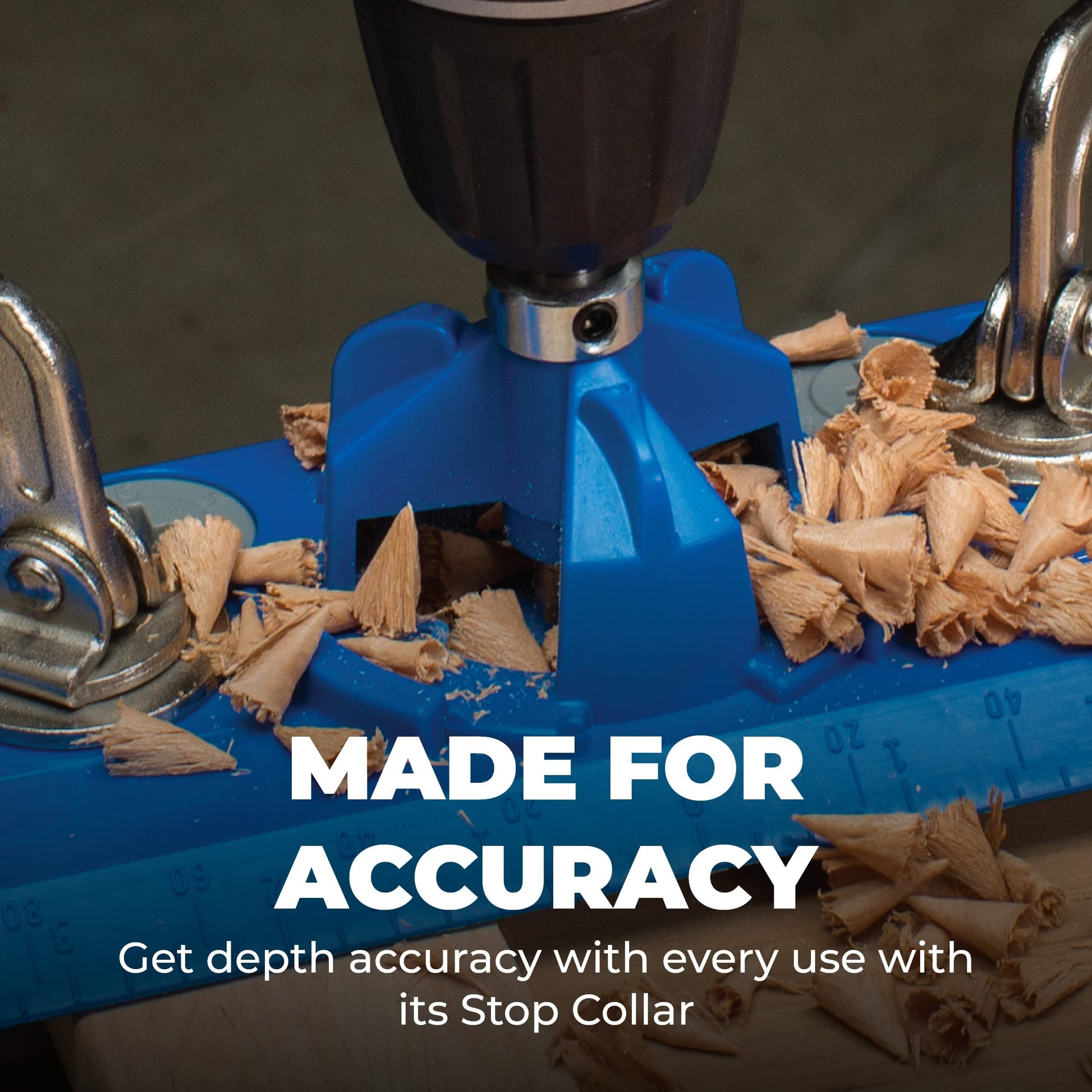 Kreg KHI-HINGE Concealed Hinge Jig – Precision Cabinet Door Hinge Tool – Drill Guide for Concealed (Euro) Cabinet Hinge Installation – Adjustable Boring Jig – 35mm cup-style concealed hinges