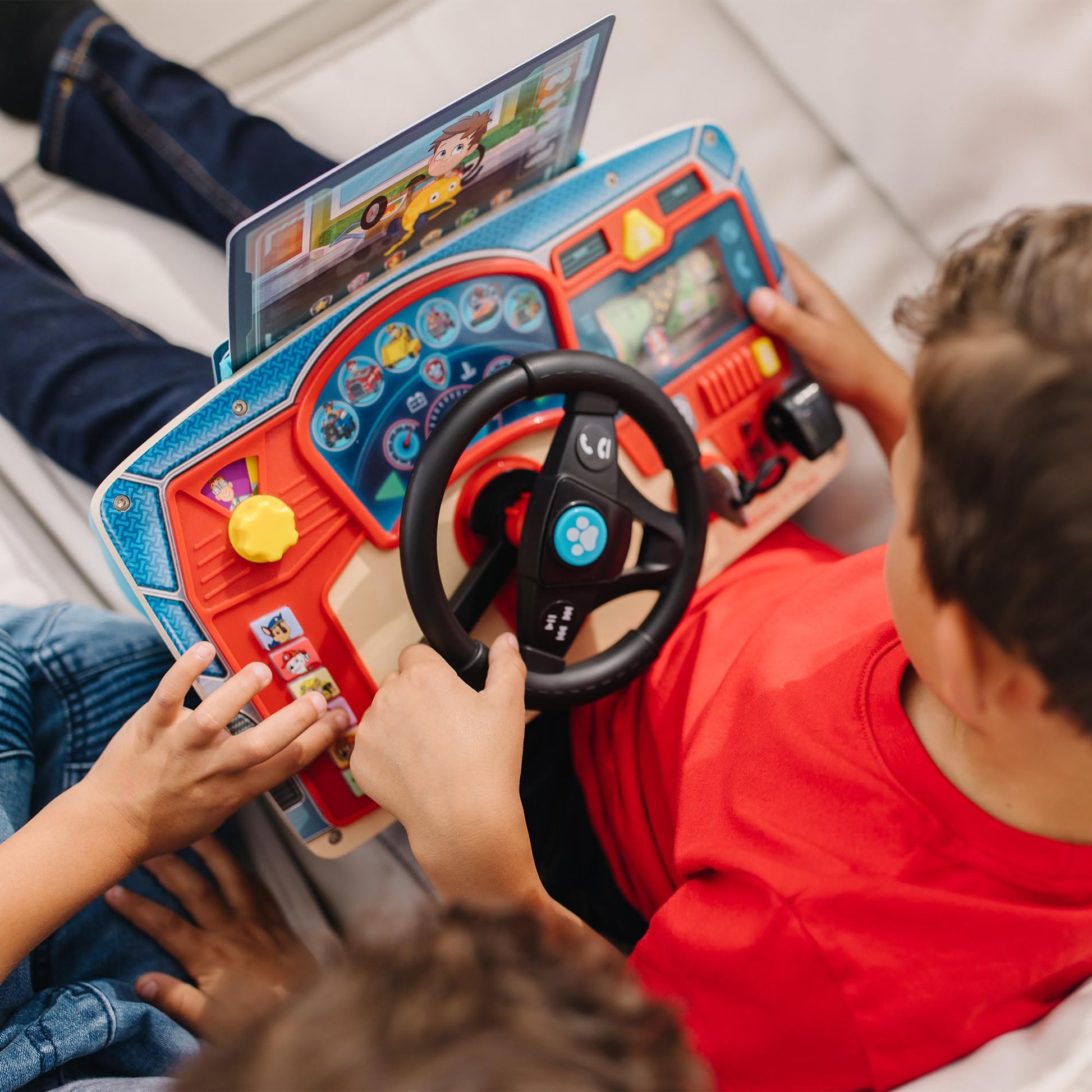 Melissa & Doug PAW Patrol Rescue Mission Wooden Dashboard - Kids Activity Board, Toddler Sensory Toys, Pretend Play Driving Toy, Paw Patrol Toys for Kids Ages 3+