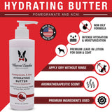 Warren London Hydrating Butter Leave In Pet Conditioner for Dogs | Lotion Skin and Coat Aloe Puppy & Dog Hair Detangler, Dry Skin, Fur Dandruff Use After Shampoo Bathing Made in USA Guava 8oz