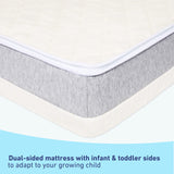 Graco Ultra 2-in-1 Premium Dual-Sided Crib & Toddler Mattress - GREENGUARD Gold and Oeko-TEX Standard 100 Certified, CertiPUR-US Certified Foam, 2-Sided Mattress Fits Any Brand of Crib & Toddler Bed