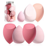 Makeup Sponge Set BS-MALL Blender Sponges 7 Pcs for Liquid, Cream, and Powder, Multi-colored with 1 Mini Makeup Sponge Pink (A-Pink）