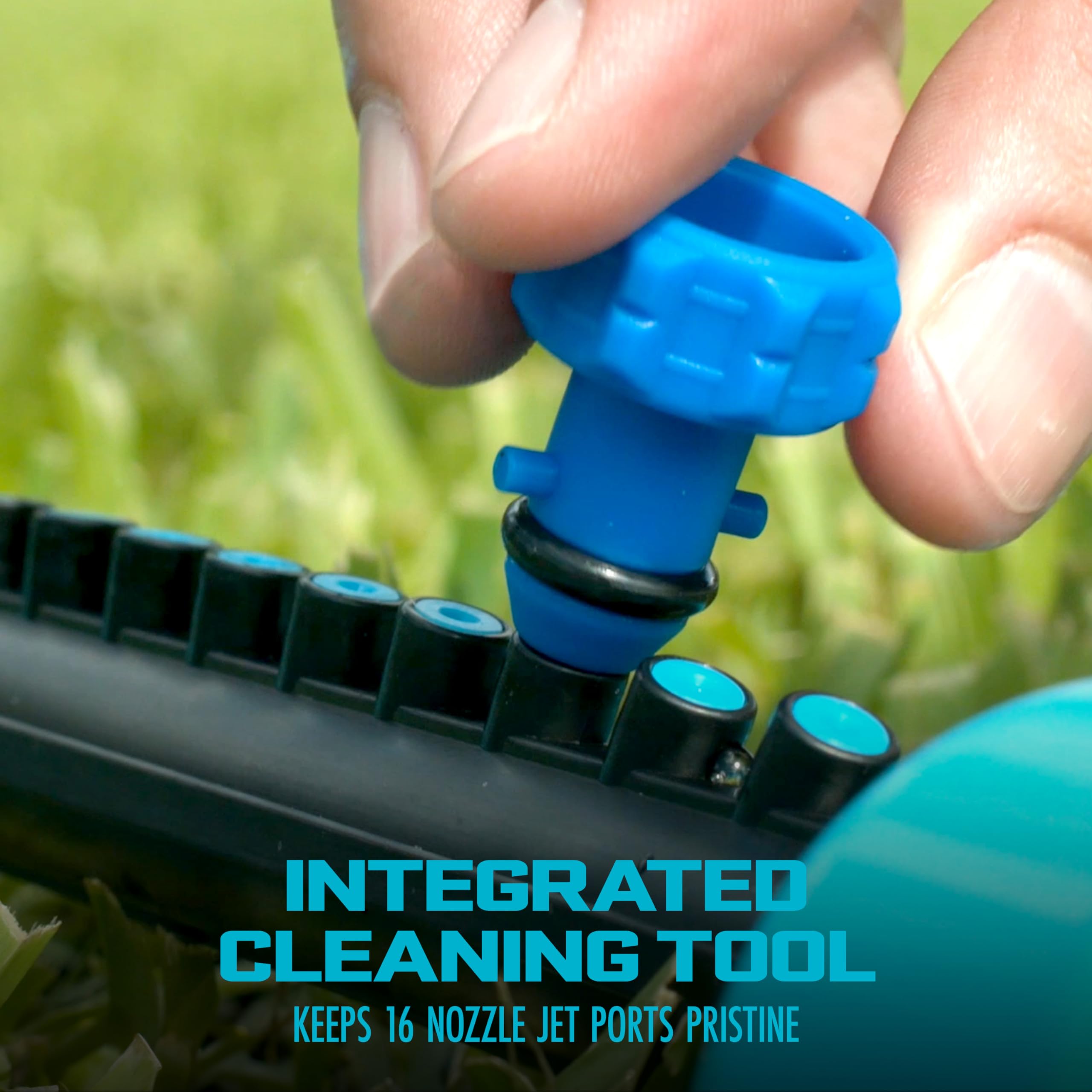 Aqua Joe SJI-OMS16 Indestructible Oscillating Sprinkler with Adjustable Spray and Metal Base, 3600 Sq. Ft. Coverage Max, 70-Foot Spray Distance Max, and 37.8-Foot Spray Width Max