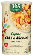 365 by Whole Foods Market, Organic Old Fashioned Rolled Oats, 18 Ounce