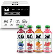 Bai Flavors Variety Pack, Antioxidant Infused Water Beverage, with Vitamin C and No Artificial Sweeteners, 18 fl oz bottles, 12 pack