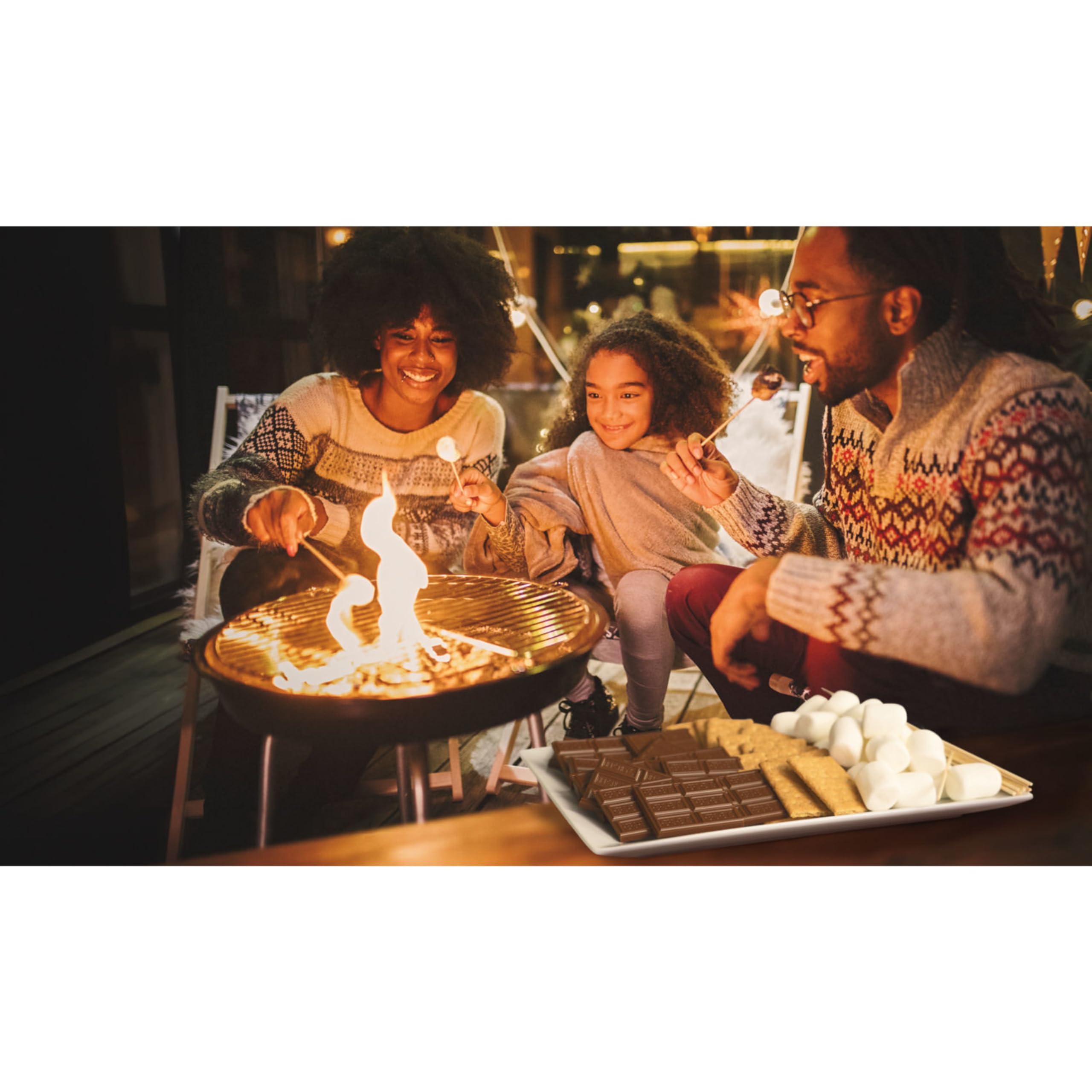 HERSHEY'S S'mores Kit Box with Graham Crackers, Chocolate & Marshmallows, 14 oz, Makes 8 S'mores