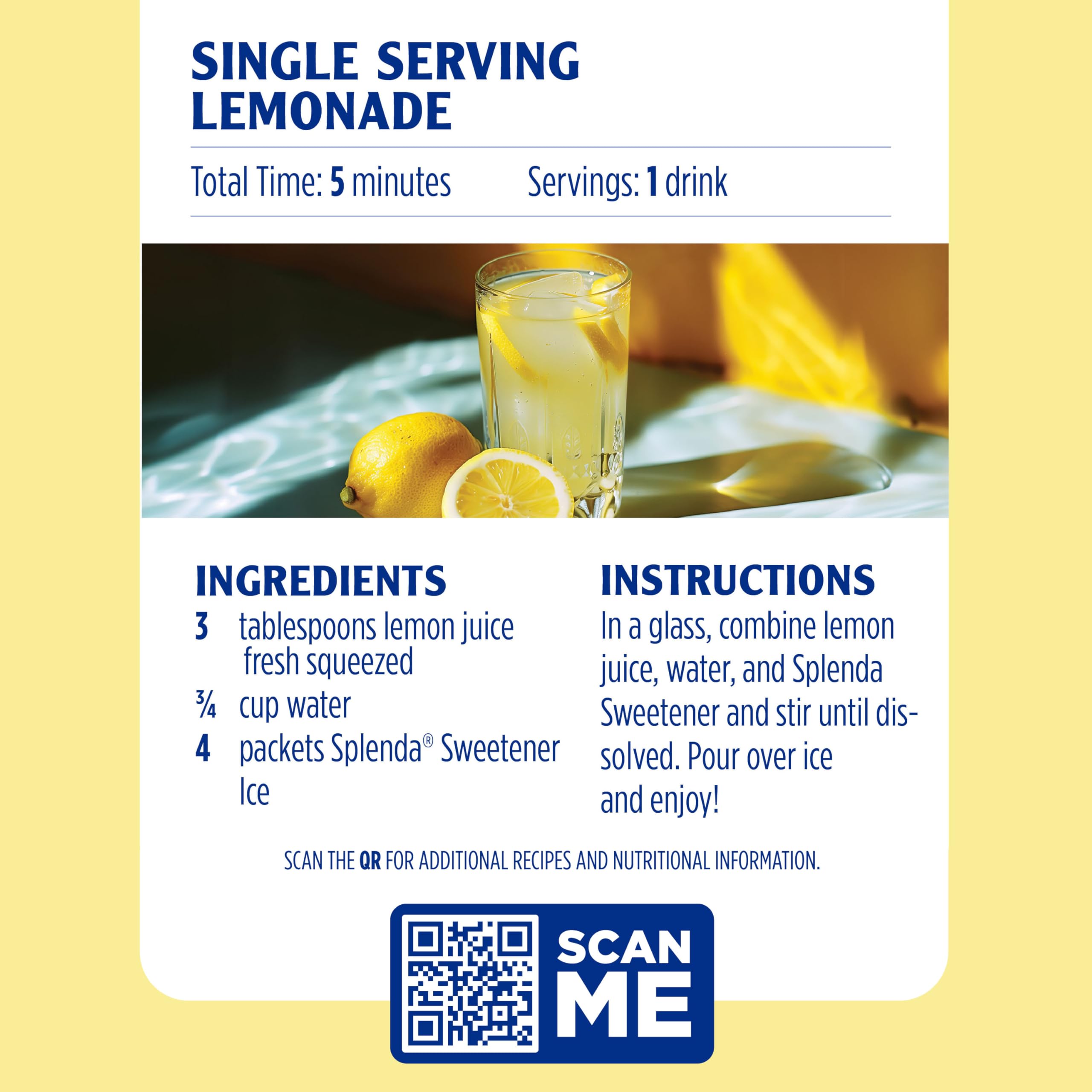 SPLENDA Zero Calorie Sweetener, 200 Count Packets