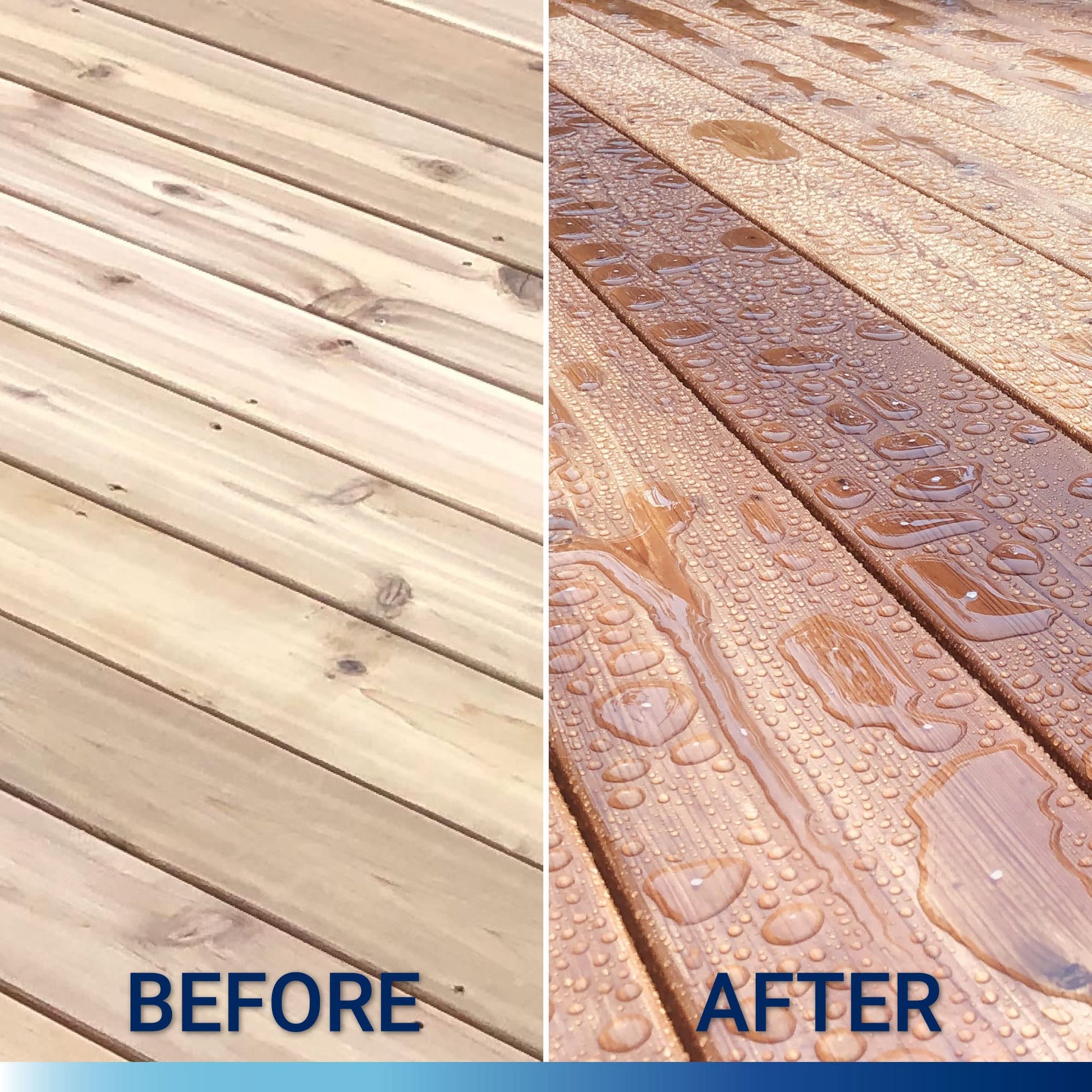 SEAL-ONCE MARINE - 1 Gallon Penetrating Wood Sealer, Waterproofer & Stain. Water-Based, Ultra-low VOC formula for high-moisture areas to protect wood docks, decks, piers & retaining walls.