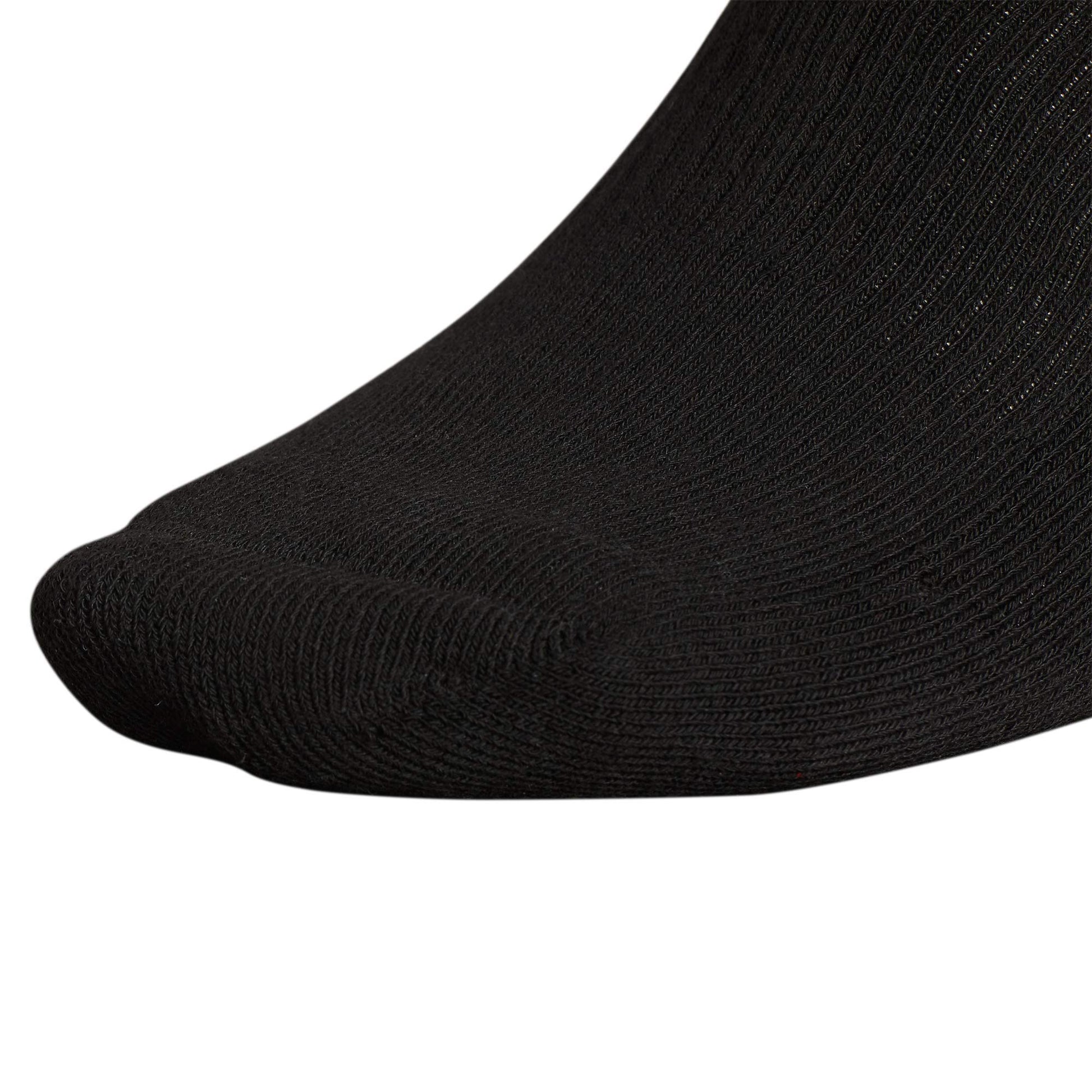 adidas mens Athletic Cushioned No Show Socks (6-Pair), Black/Aluminum 2, Large