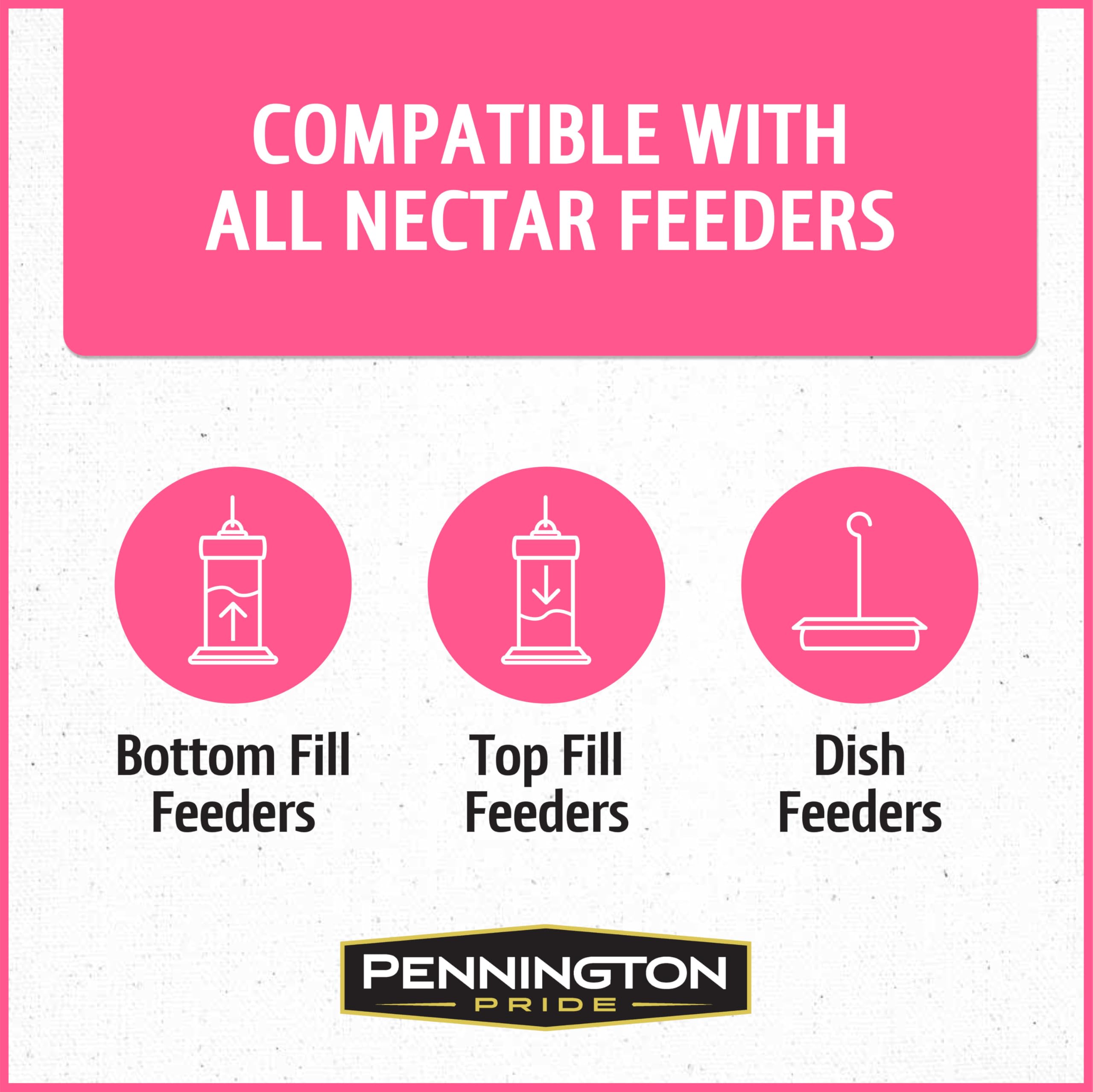 Pennington 100543828 ElectroNectar Hummingbird Food Ready to Use, Clear